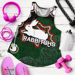 Rabbitohs Women Racerback Tank Aboriginal 2