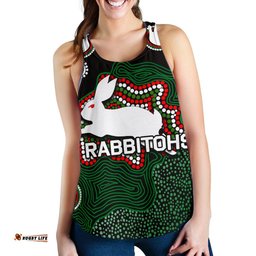 Rabbitohs Women Racerback Tank Aboriginal 2