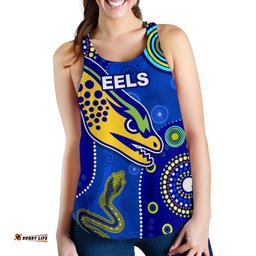 Eels Indigenous Women Racerback Tank Competitive