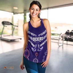 Custom Personalised Freo Women's Recerback Tank Aboriginal Simple Style