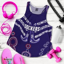 Custom Personalised Freo Women's Recerback Tank Aboriginal Simple Style