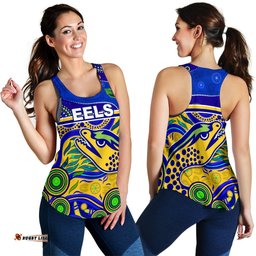 Eels Indigenous Special Women Racerback Tank Version Gold
