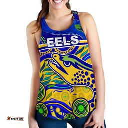 Eels Indigenous Special Women Racerback Tank Version Gold