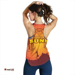 Gold Coast Women Racerback Tank Suns Simple Indigenous