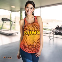 Gold Coast Women Racerback Tank Suns Simple Indigenous