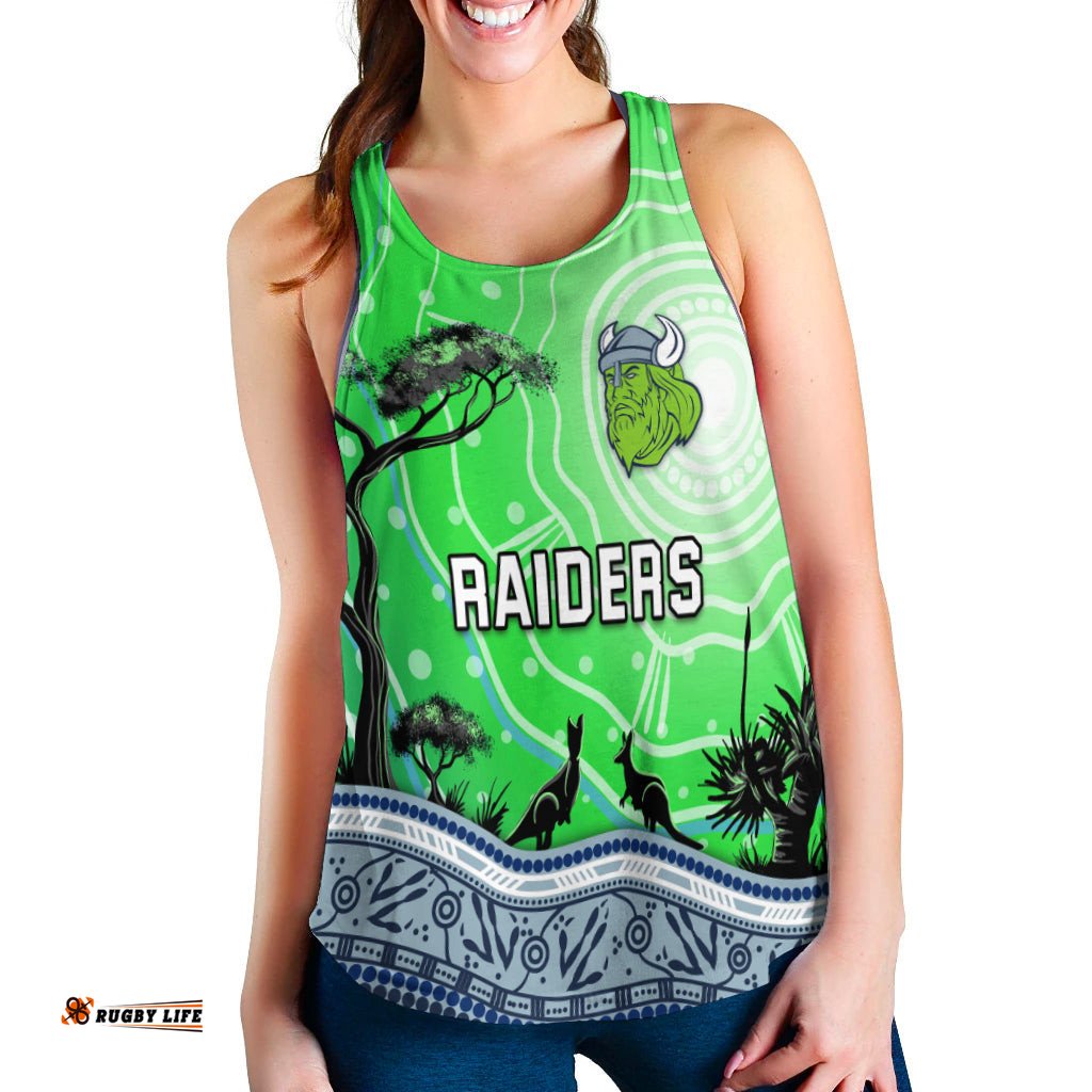 Raiders Indigenous Women Racerback Tank