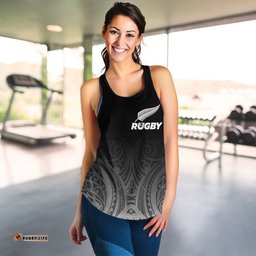 Custom Personalised New Zealand Rugby Women Tank Top Maori Tribal