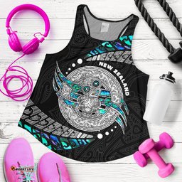 Maori New Zealand Women's Racerback Tank Hei Tiki Sport Style