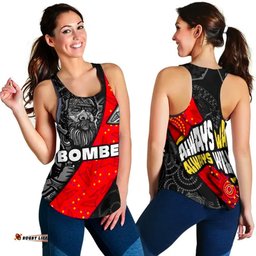 Bombers Naidoc Week Women's Racerback Tank Essendon Ingenious Spesial Version