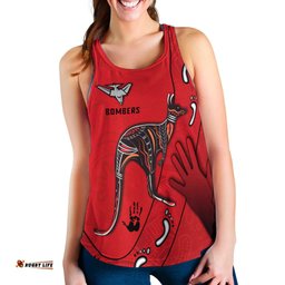 Bombers Indigenous Women Racerback Tank Essendon for Life