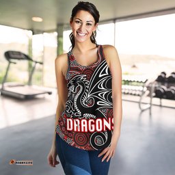 St. George Dragons Women Racerback Tank Unique Indigenous