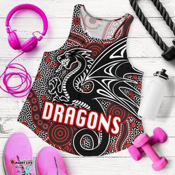 St. George Dragons Women Racerback Tank Unique Indigenous