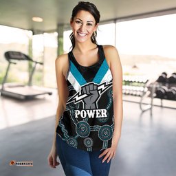 Port Adelaide Women Racerback Tank Power