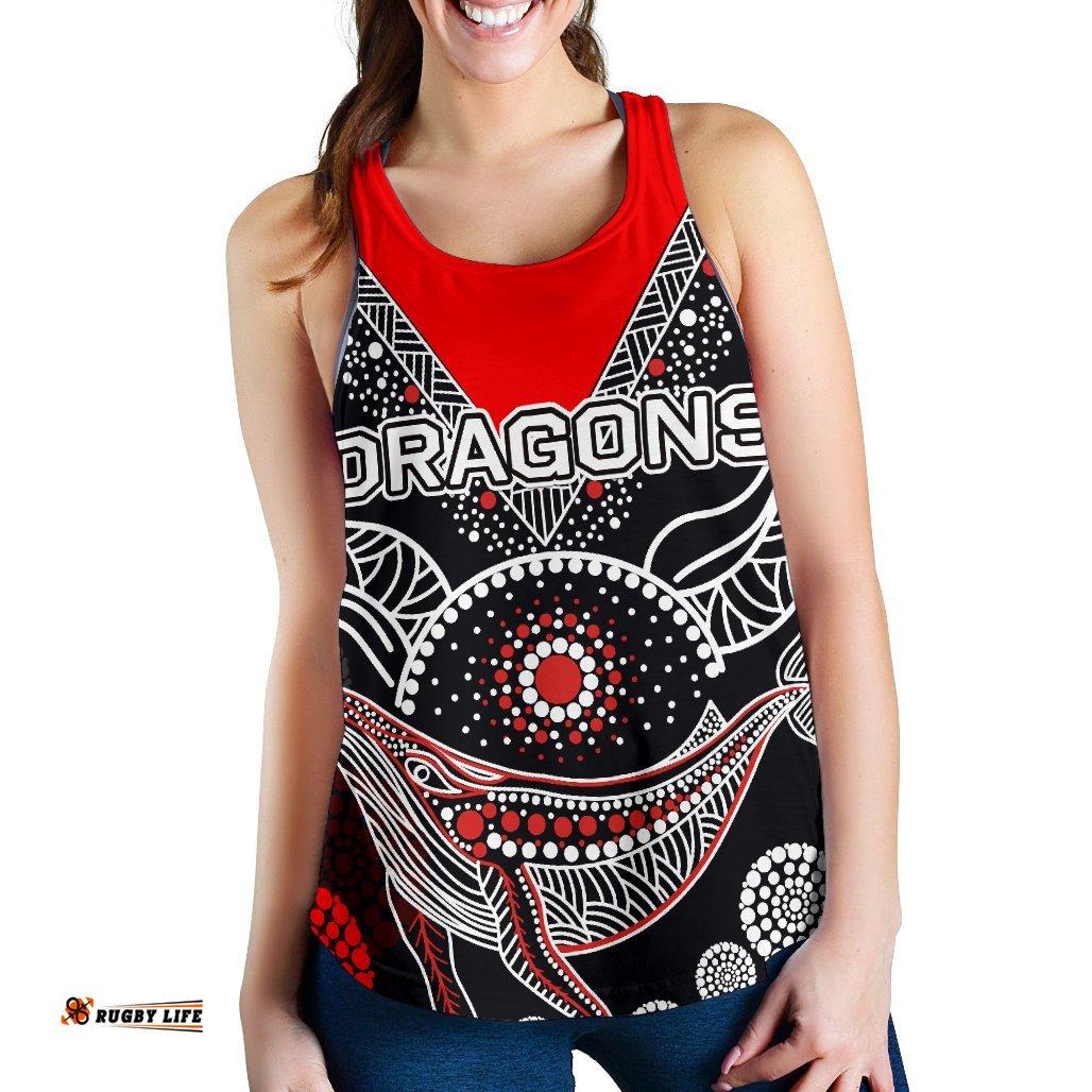St. George Illawarra Dragons Women Racerback Tank Aboriginal