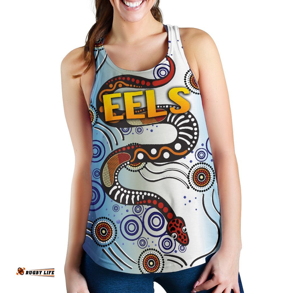Parramatta Women Racerback Tank Eels Simple Indigenous