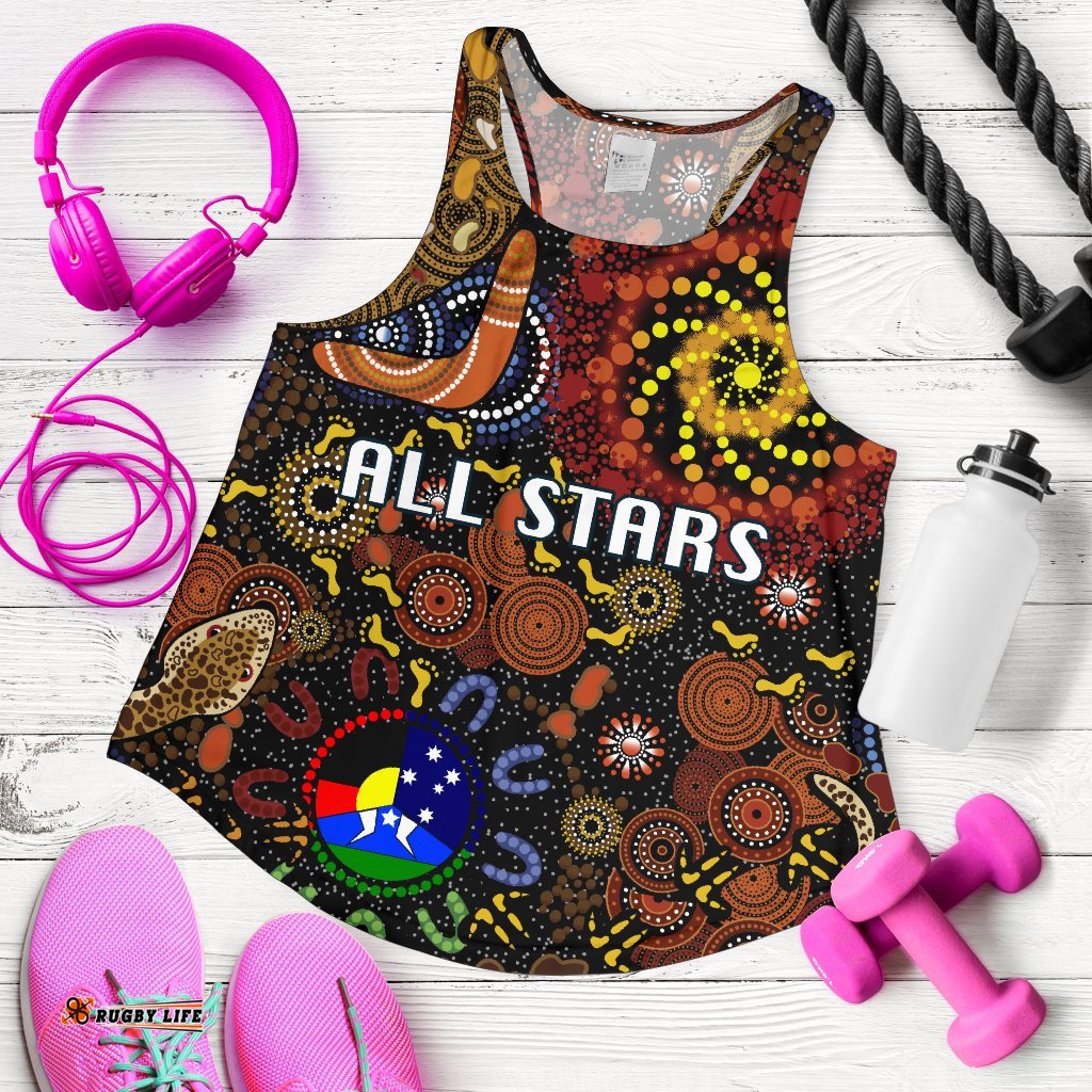 All Stars Indigenous Women's Racerback Tank Naidoc Week 2021
