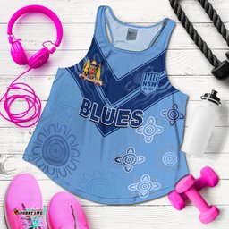NSW Blues Indigenous Women Racerback Tank New South Wales