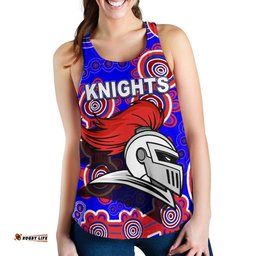 Newcastle Knights Women Racerback Tank Indigenous