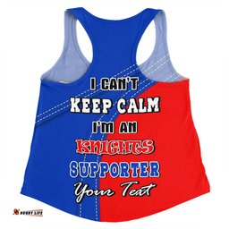 Newcastle Knights Women Racerback Singlet Custom Team Of Us Die Hard Fan Supporters