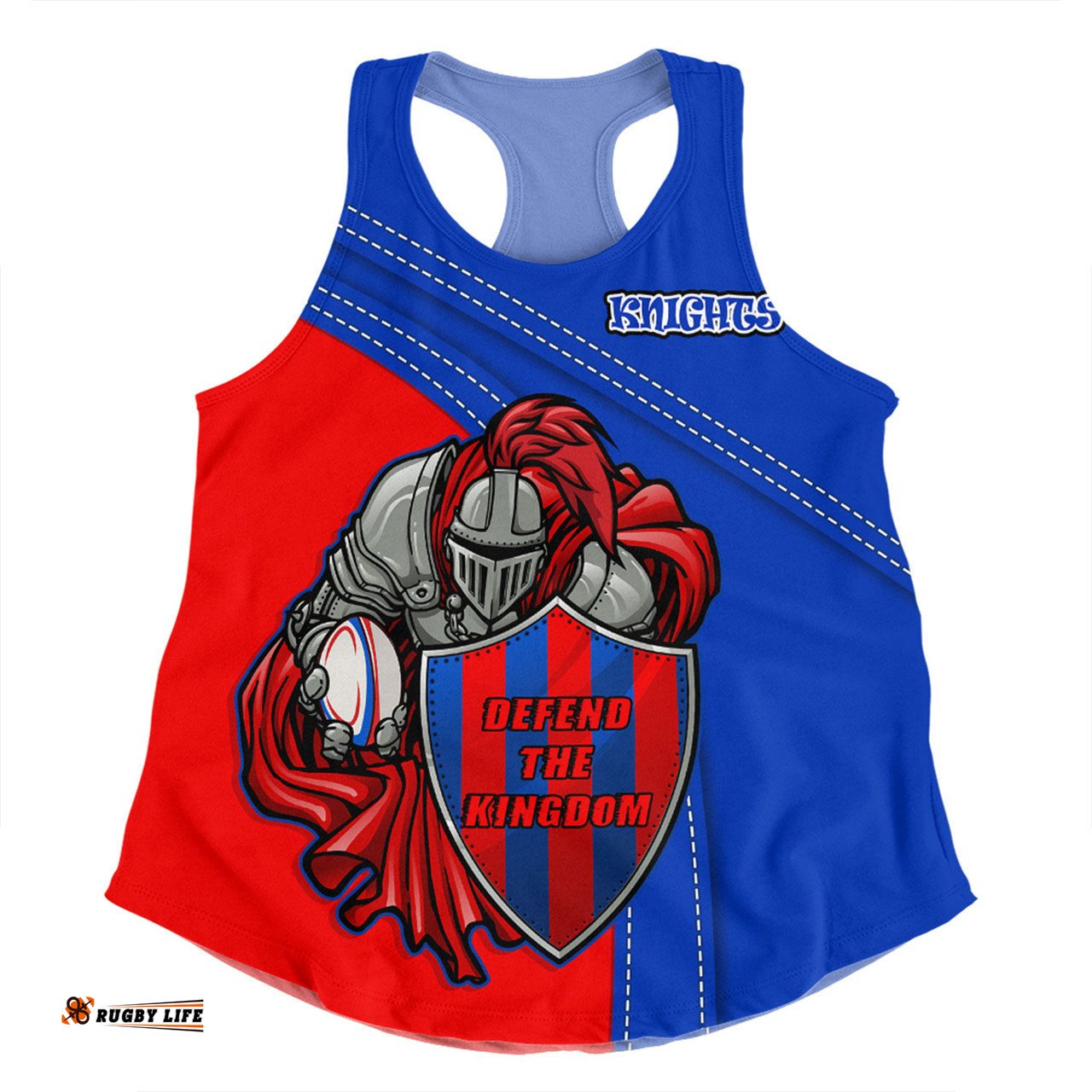 Newcastle Knights Women Racerback Singlet Custom Team Of Us Die Hard Fan Supporters