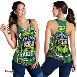 Raiders Women Racerback Tank Aboriginal