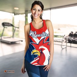 Australia Roosters Women Racerback Tank Rugby