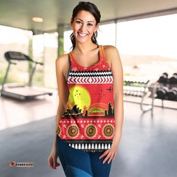 Australia Christmas Women Racerback Tank Proud Sydney Opera House