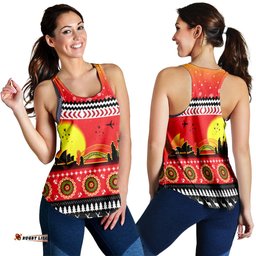 Australia Christmas Women Racerback Tank Proud Sydney Opera House