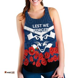 Geelong Cats Anzac Day Women Tank Top Indigenous Art