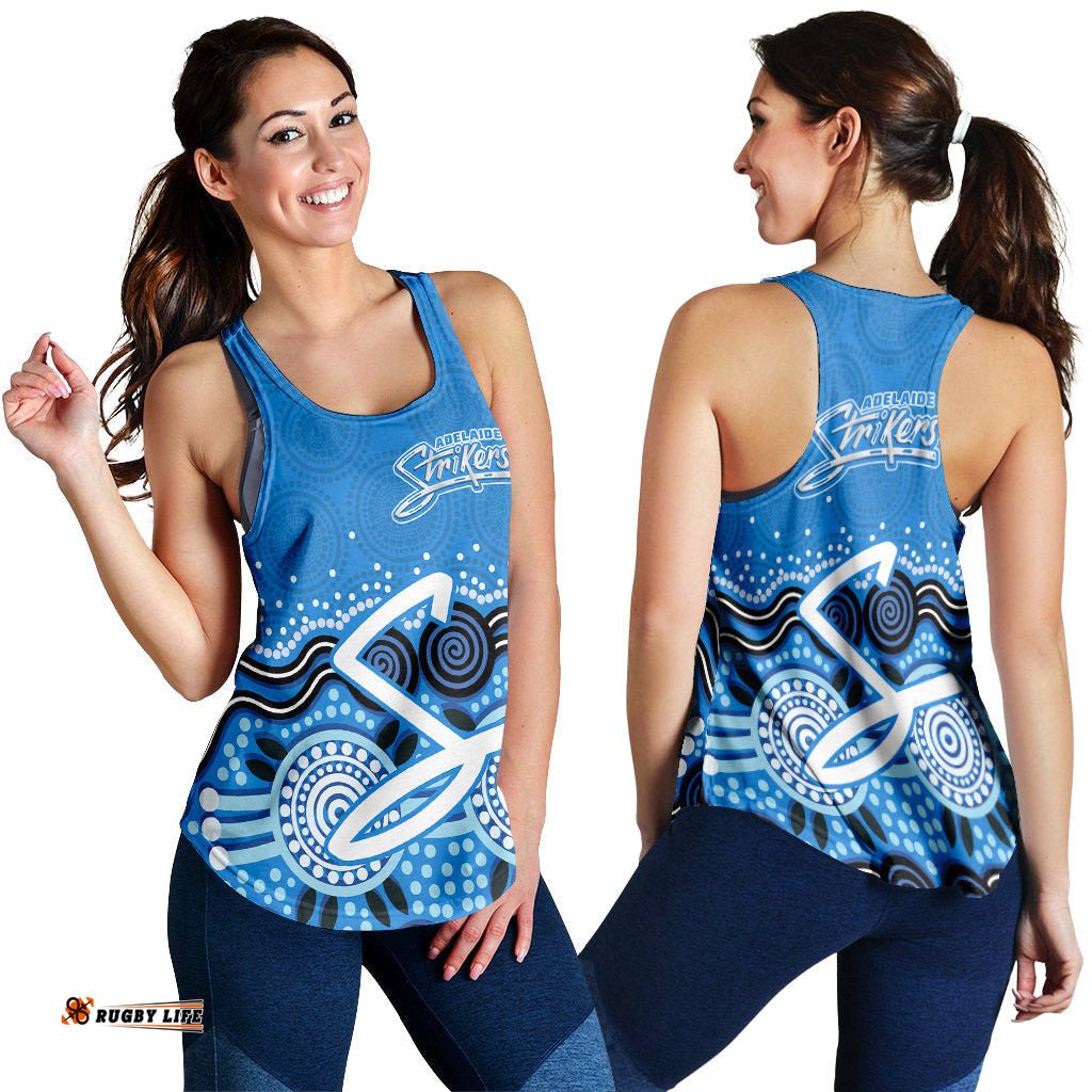 Adelaide Strikers Women Tank Top Aboriginal Style Of Dot