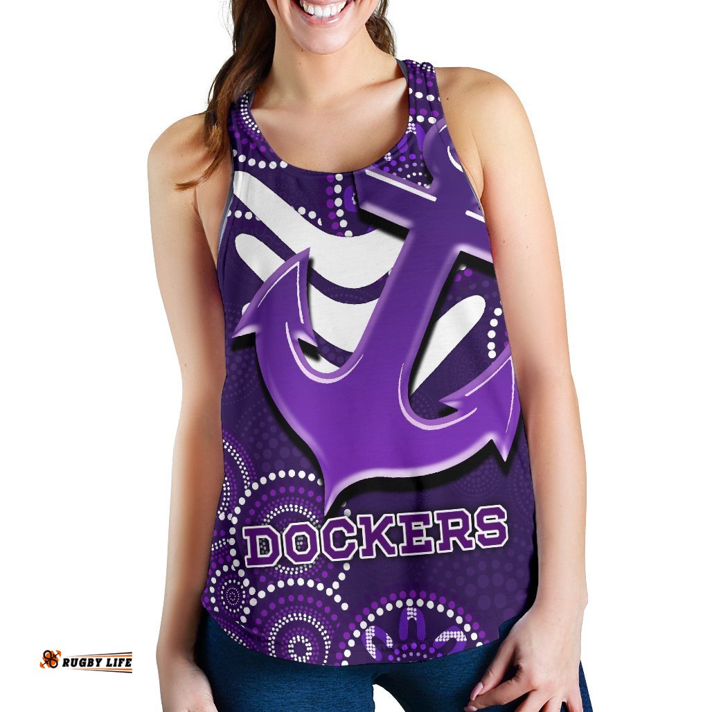 Fremantle Racerback Tank Dockers Indigenous
