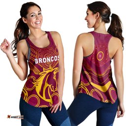Broncos Indigenous Women Racerback Tank