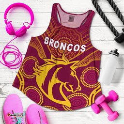 Broncos Indigenous Women Racerback Tank