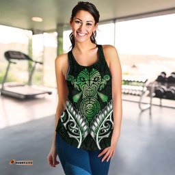 New Zealand Silver Fern Women Tank Top Green