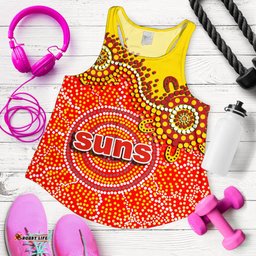 Gold Coast Women's Racerback Tank Suns Aboriginal
