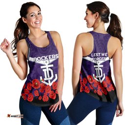 Dockers Anzac Day Women Tank Top Indigenous Art