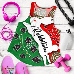 Rabbitohs Forever Women Racerback Tank Indigenous