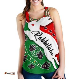 Rabbitohs Forever Women Racerback Tank Indigenous