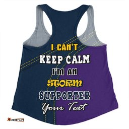 Melbourne Storm Women Racerback Singlet Custom Team Of Us Die Hard Fan Supporters