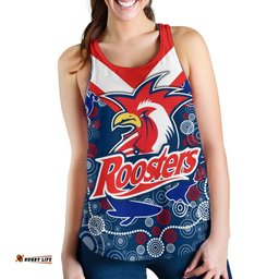 Roosters Indigenous Women's Racerback Tank Rugby