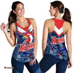 Roosters Indigenous Women's Racerback Tank Rugby