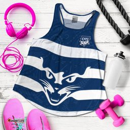 Cats Energetic Women Racerback Tank Indigenous