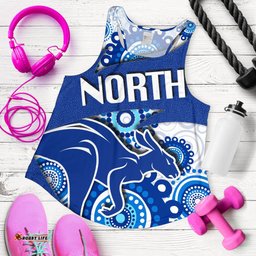 Melbourne Women Racerback Tank North Aboriginal