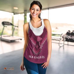 Sea Eagles 2021 Women Racerback Tank Manly Warringah Feather