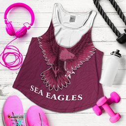 Sea Eagles 2021 Women Racerback Tank Manly Warringah Feather