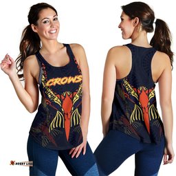 Adelaide Women Racerback Tank Simple Indigenous Crows