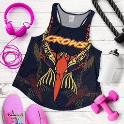 Adelaide Women Racerback Tank Simple Indigenous Crows
