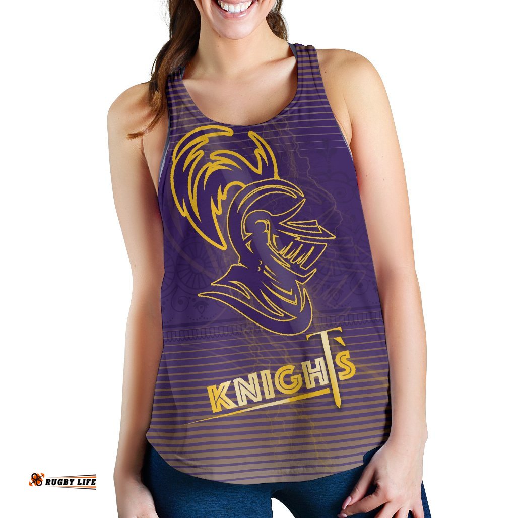 Kolkata Knight Riders Cricket Women Racerback Tank Version KKR