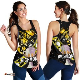 Richmond Premier Women Racerback Tank Tigers Dotted