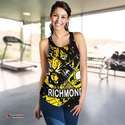 Richmond Women's Racerback Tank Tigers Dotted